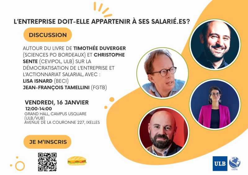 affiche colloque ChairES salarié et actionnaire