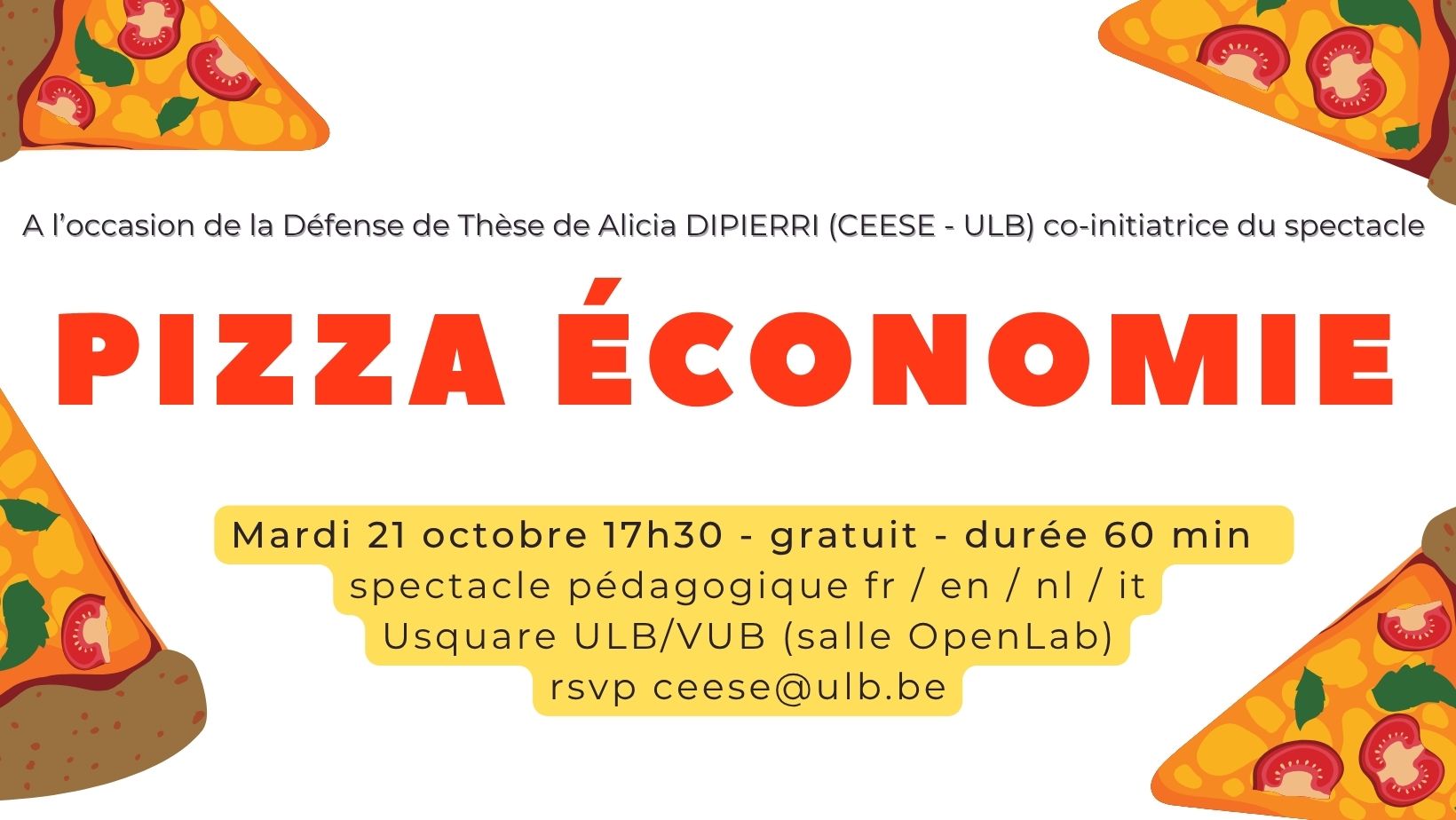 Affiche Pizza Economy